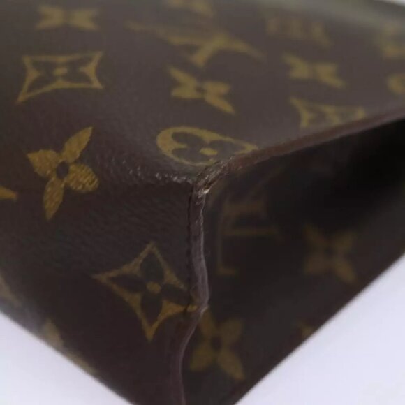 AUTHENTICITY GUARANTEED LOUIS VUITTON Monogram Poche Toilette Pouch - Picture 7 of 16